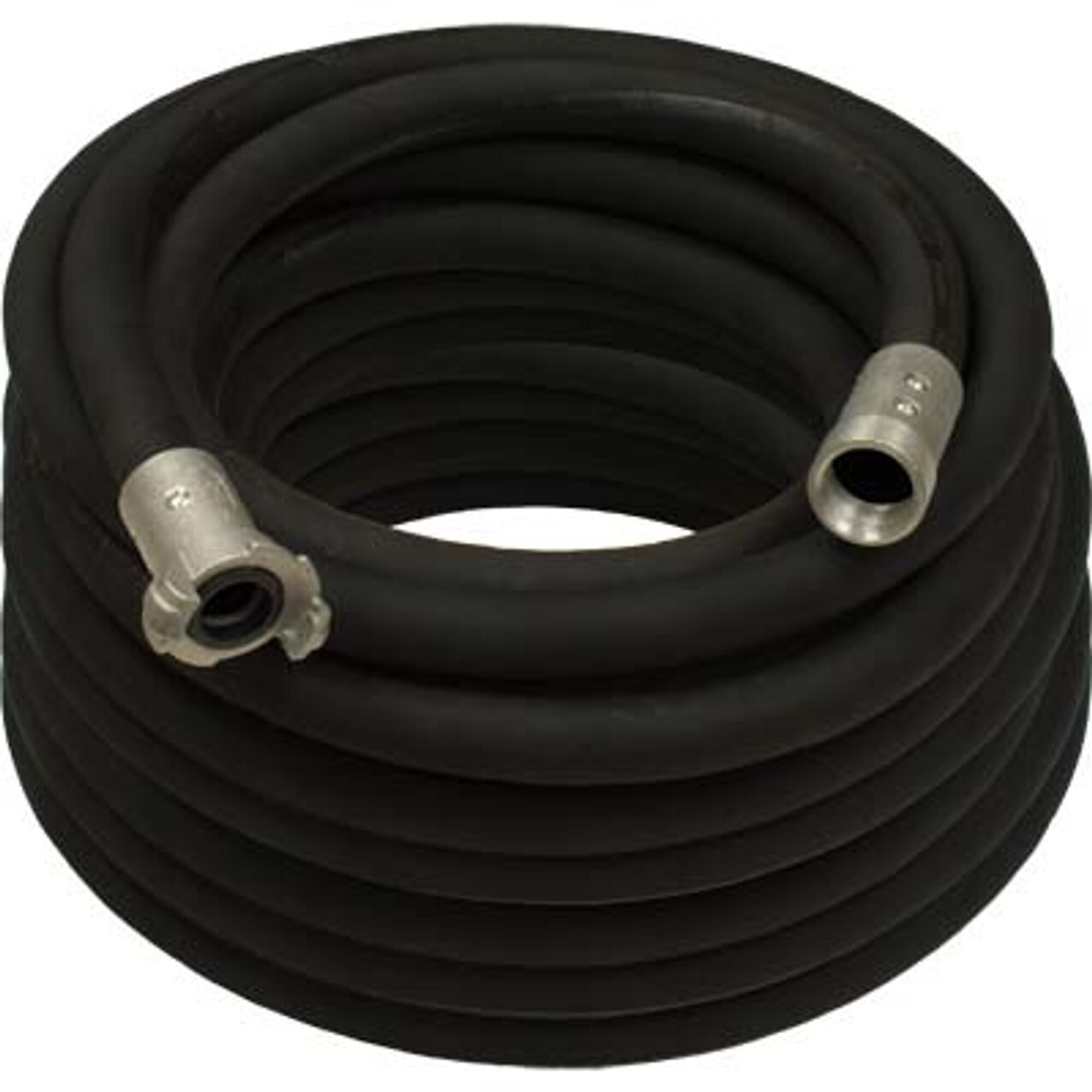 Pirate Brand Blast Hose Assembly with Coupling and Nozzle Holder — 3/4in. ID x 100ft., Black, Model# 10-034BLK-100-3AL